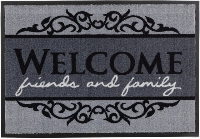 Homelike ASTRA Sauberlaufmatte Welcome Grau B: 50 cm, T: 70 cm - Bild 1