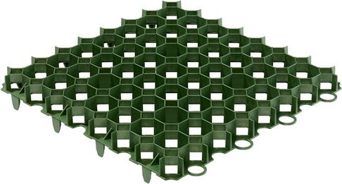 GUTTA Rasengitter aus Polyethylen in Grün, B/L: 50 x 50 cm - Bild 1