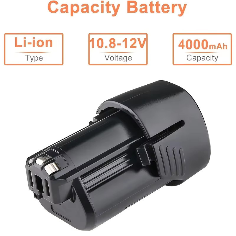 Bosch Ersatzakku 10,8V Li-Ion BAT420 BAT411 Schwarz - Bild 2