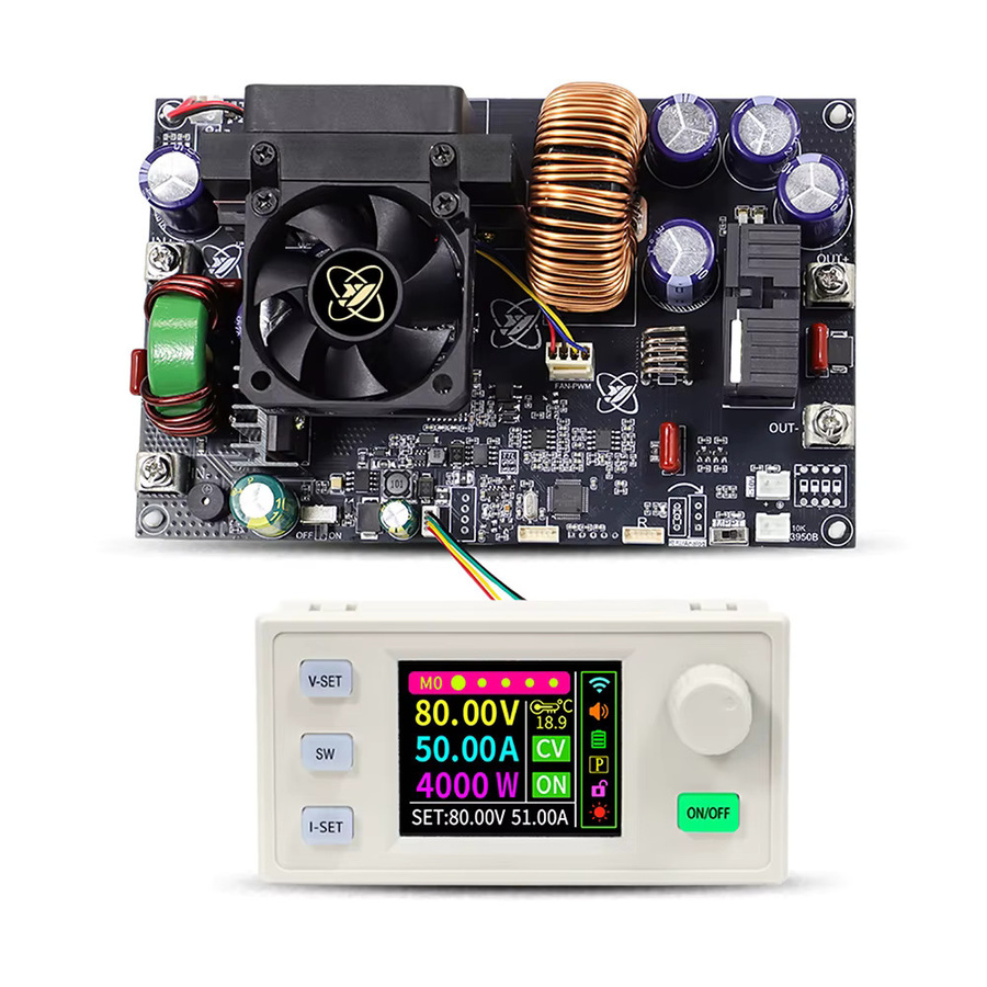 Aideepen XY8050S CNC DC Einstellbares Step-Down-Stromversorgungsmodul 50A/4000W Konstantspannung Strommodul mit Eingangsspannung DC12-140V - Bild 5