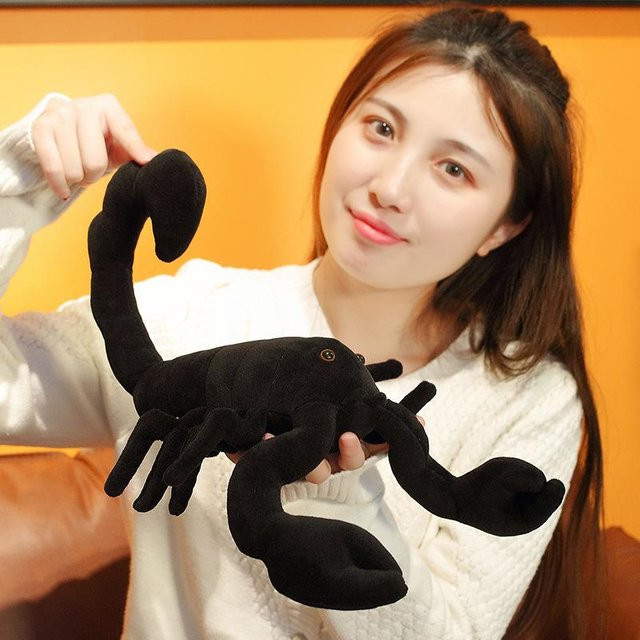 BC Pet Supplies Schwarzer Skorpion Plüschtier, Schwarz, 45cm - Bild 1