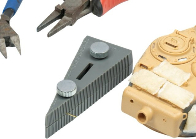 Kupferdraht Ätz blech Biege werkzeug, Zubehör, Metall - Bild 1