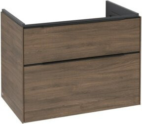 Villeroy & Boch Waschtischunterschrank Subway 3.0 Wandhängend in Braun, B/T/H: 77,2 x 57,6 x 47,8 cm - Bild 1