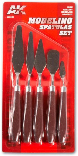 AK Interactive Spatulas Set, Metall, Bunt / Mehrfarbig - Bild 1
