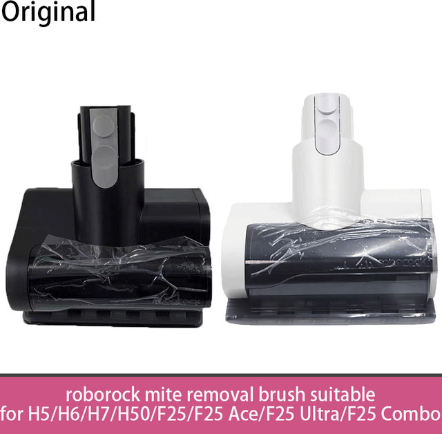 Roborock Milbenentfernungsbürste in Weiß für H5, H6, H7, H50PRO, H50Ultra, F25, F25ACE, F25Combo und F25Ultra Zubehör - Bild 1