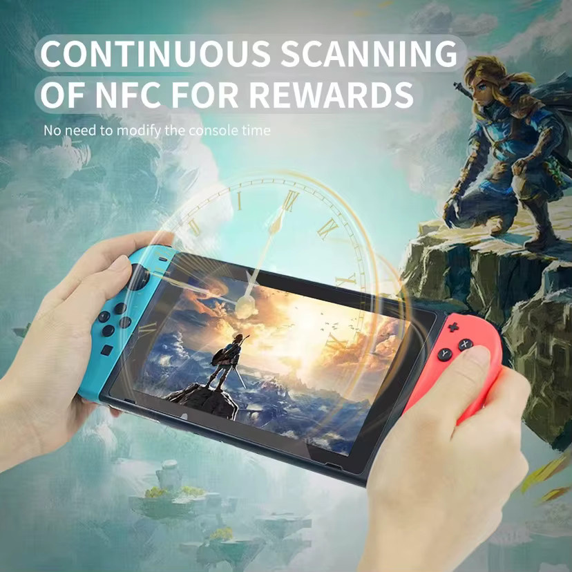 REMANK Pixl Emulator Simulator mit NFC und Bluetooth für Nintendo Switch, Weiß - Bild 2