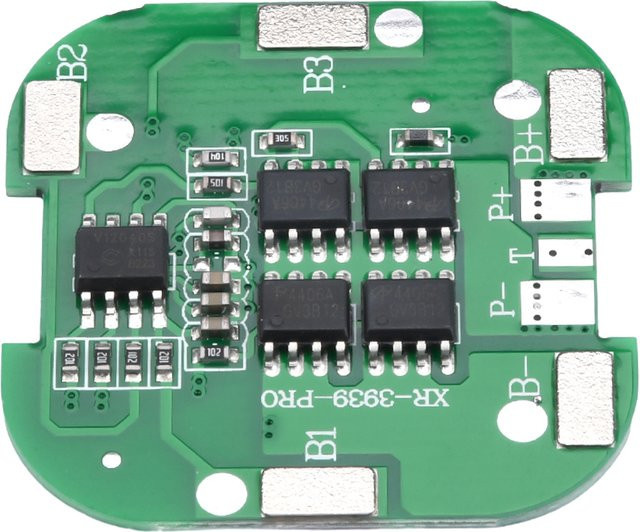 4S BMS 8A 14,8 V Li-Ion Lithium Batterie Lade Board für 18650 Zellen in Grün mit Kurzschlussschutz für Bohrmotor, Powerbank und LED - Bild 1