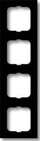 Busch-Jaeger Rahmen 4-fach Future Linear Anthrazit 1724-181K - Bild 2