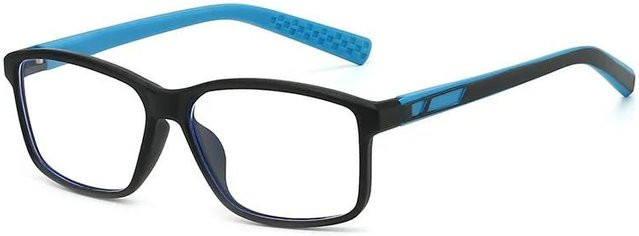 Lesebrille Unisex, Vollrand, Square, Kunststoff, transparent, black - Bild 1