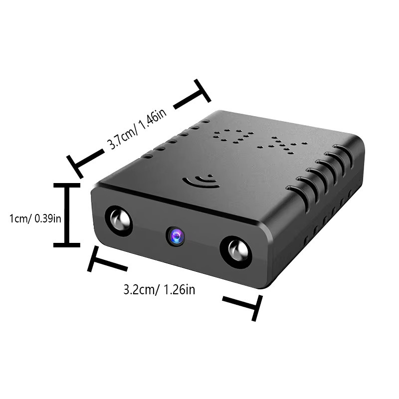 Amzwn Mini Wifi Kamera mit 1080P HD Auflösung, kleine Camcorder für Home Security in Schwarz mit IR Nachtsicht und Bewegungserkennung - Bild 3