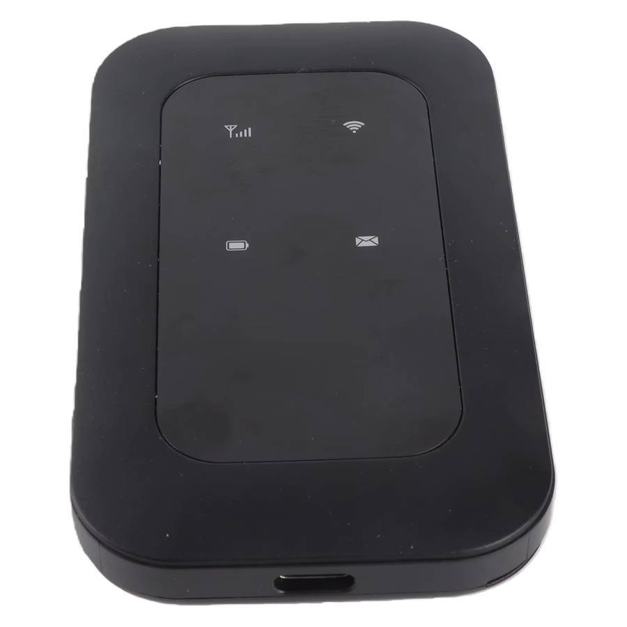 Qiilu Mobiler WLAN-Router mit 2100-mAh-Akku, 4G und 5G Unterstützung, 300 Mbit/s Hochgeschwindigkeit Hotspot in Schwarz - Bild 4