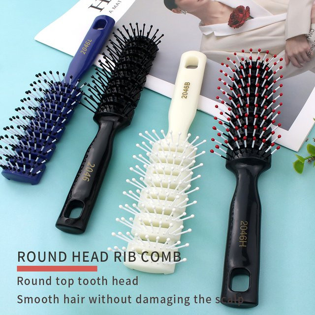 Haarkamm mit Nylonzähnen und einfachem Handgriff, Unisex - Bild 1