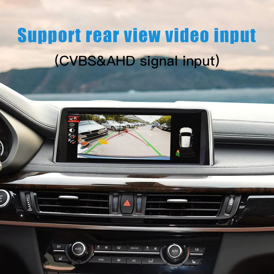 AUTOABC Kabelloser CarPlay Auto-Decoder mit GPS und Bluetooth für BMW X5 F15 F85 X6 F16 F86 X1 F48 (2010-2017) NBT/CIC System, Schwarz - Bild 3