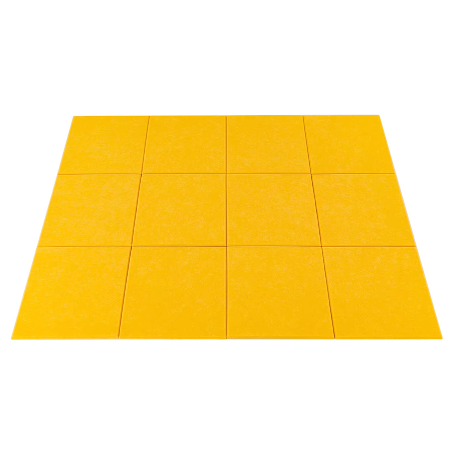 12 Stück Akustikplatten Orange, schallabsorbierende Schaumstoffplatten für Zuhause, Büro und Studio, B/B/B: 30 x 30 x 30 cm - Bild 2