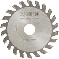 Bosch Scheibenfräser mit Hartmetall Ø 105 mm x 20 mm x 2,8 mm und 22 Zähnen - Bild 1