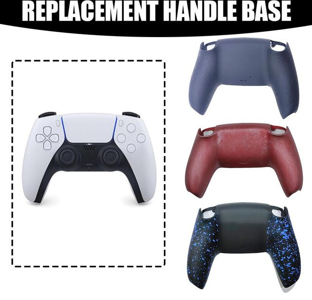 Retro-Shell Blasenfarbe Ersatzschale für PS5 in Blau und Multicolour - Bild 1