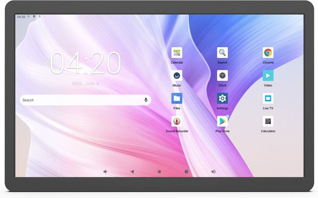 ALLNET Speedy 140-B Performance Display 14 Zoll Android 14 Schwarz mit 4K UHD, PoE, HDMI und NFC - Bild 1