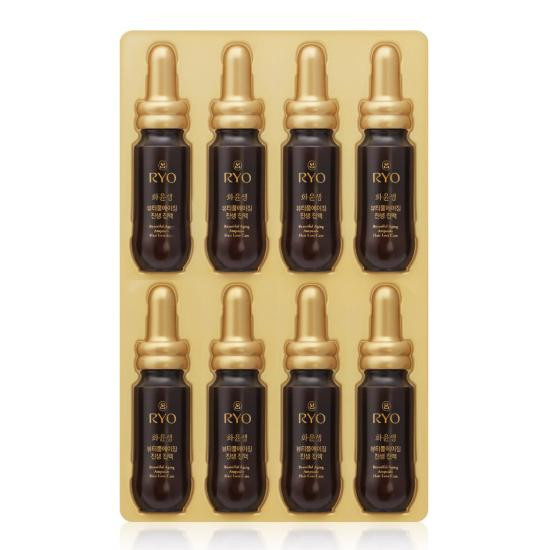 Ryo Beautiful Aging Haarausfall Pflege Ampulle Serum, 160 ml, Ginseng, Panthenol - Bild 2