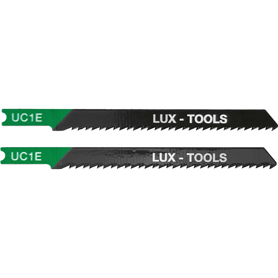 LUX-TOOLS Stichsägeblätter für Holz und Kunststoff mit U-Schaft, 75 mm, Schwarz - Bild 2