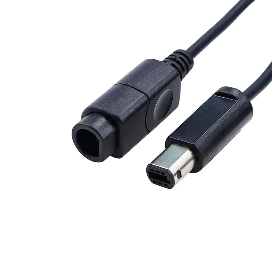 Nintendo Gamecube Controller Verlängerungskabel, 1,8 m Datenkabel für NGC Controller, Schwarz - Bild 4