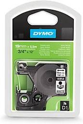 DYMO D1 Industrie-Schriftband für LabelManager und LabelWriter, Schwarz auf Weiß, Breite: 19 mm, Länge: 3,5 m - Bild 3