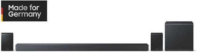 Samsung Soundbar 3.1.2 mit Subwoofer und Rücklautsprechern in Schwarz mit HDMI - Bild 1