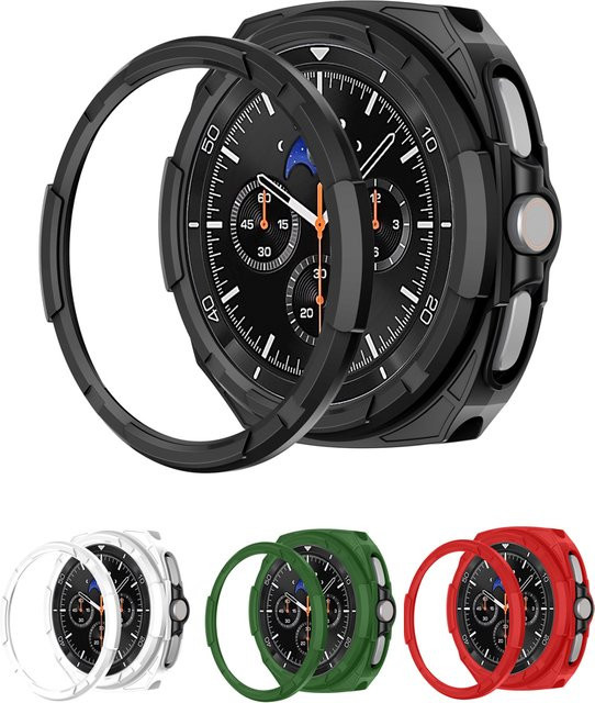 Lünettenring-Abdeckung für Samsung Galaxy Watch 8, PC, Schwarz, Klassisch - Bild 1