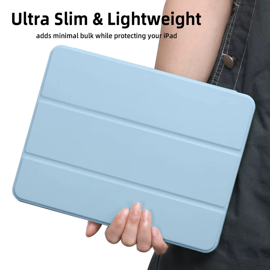 Tzion Smart Cover für iPad Pro 11 Zoll (4./3./2./1. Generation) mit magnetischem Dreifach-Faltständer und Auto Wake/Sleep-Funktion in Blau - Bild 2