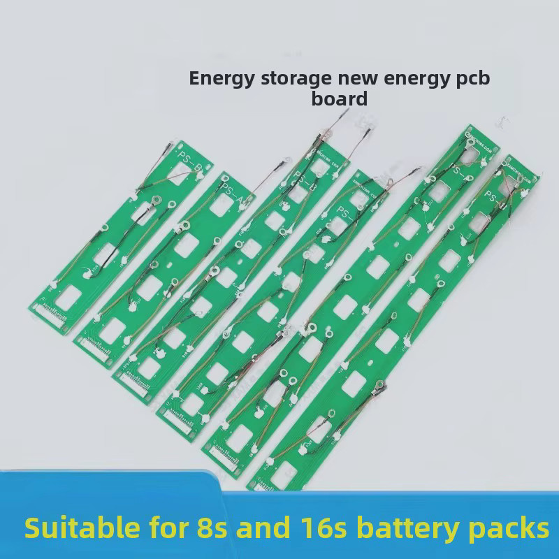 XMSJ Lithium-Eisenphosphat-Batterie Probenleitungsset mit 16 Strängen und spezieller Leiterplatte BMS PB2A16S20PV19200A in Grün - Bild 2