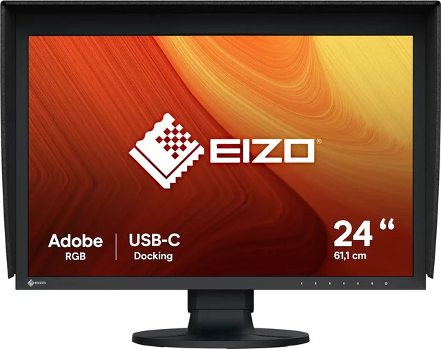 EIZO ColorEdge CG2400S LED-Monitor, 24.1 Zoll, Schwarz, WUXGA, IPS, USB-C, DisplayPort, HDMI - Bild 2