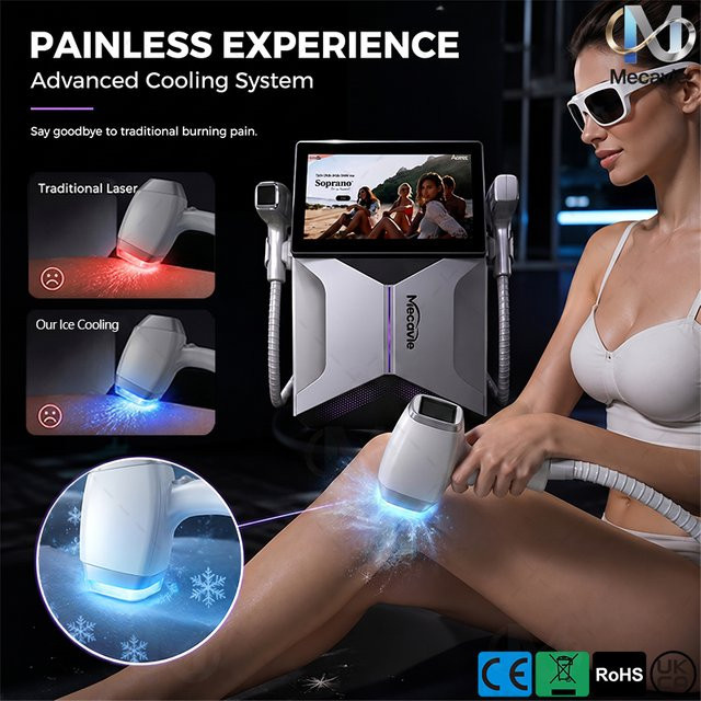 Emsnova 2-in-1 Diodenlaser Haarentfernung und Tattooentfernungsgerät, Unisex, weiß - Bild 1
