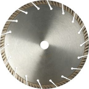 Heller Diamanttrennscheibe für Beton und Fliesen, Farbe: Silber, Durchmesser: 115 mm, Bohrung: 22,23 mm - Bild 1