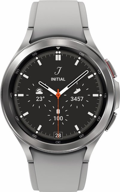 Samsung Galaxy Watch4 Classic LTE Smartwatch silber 46mm - Bild 1