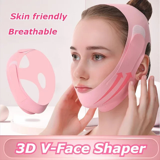 Cxbfg Gesichtshalter V-Linie Gesichtshaut-Massageband, Unisex - Bild 1