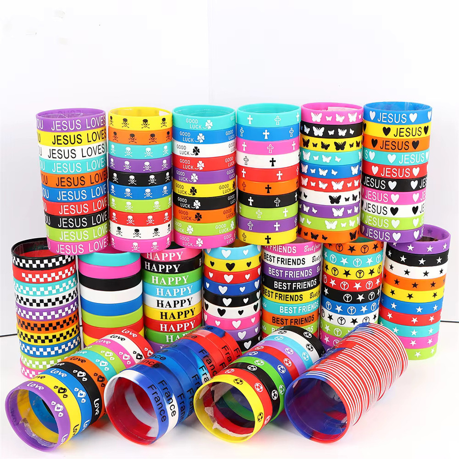 Armbänder Silikon, Bunt, Unisex - Bild 2