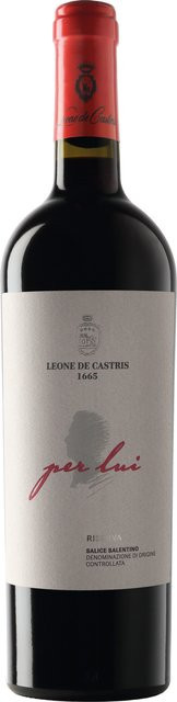 Leone de Castris, Per lui Rosso Riserva, Salice Salentino DOC, 2019, trocken, Rotwein, 0,75 l - Bild 1