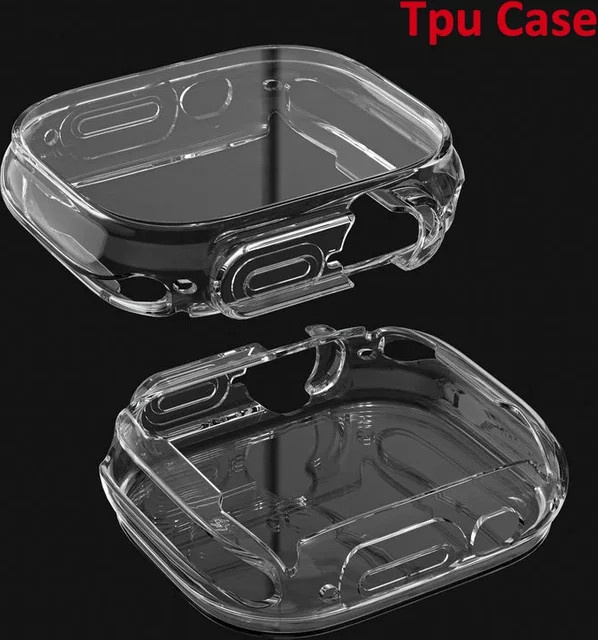 Hiyii Uhrengehäuse für Apple Watch, transparent, Unisex - Bild 1