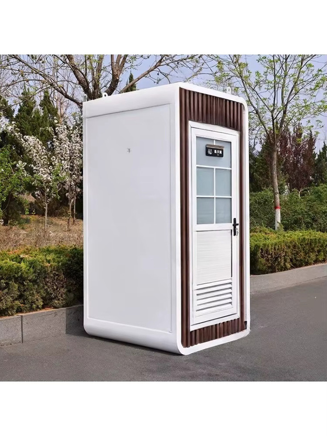 Mobile Toilette und Außentoilette mit integrierter Duschkabine in Weiß - Bild 5