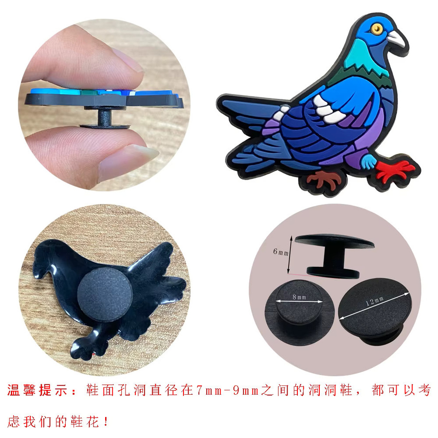 Lanxi League Schuh-Charms, Taube, Kinder - Bild 4