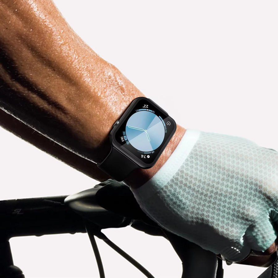 NEY Schutzhülle für Apple Watch, Hartplastik-Bumper, Gold, Unisex - Bild 6