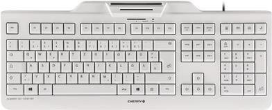 Cherry KC 1000 SC Pale Gray USB Smartcard Tastatur mit QWERTY US Layout - Bild 1