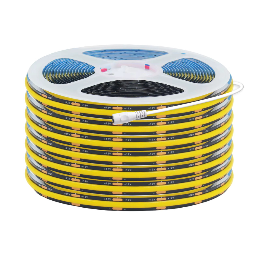 KISUFU COB-LED-Streifen mit schwarzer Leiterplatte, CCT dimmbar, CRI 90+, 8 mm Breite - Bild 7