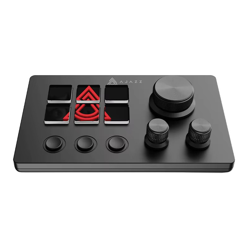 Ajazz AKP03E/153E Desktop-Controller Schreibtisch-Konsole mit programmierbaren Makro-Tasten in Schwarz - Bild 3