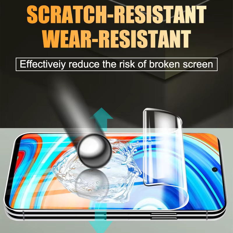 3 Stück Hydrogel Displayschutzfolie für Xiaomi Poco M5 M5S M4 Pro M3 X5 X4 GT X3 NFC in Transparent - Bild 2