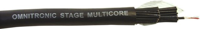 Omnitronic Multicore Kabel 24x2x0,12 mm in Schwarz, 100 m - Bild 1