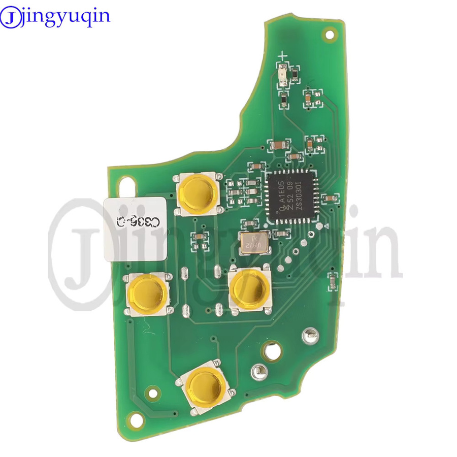 Jingyuqin Fernbedienungsschlüssel 315 MHz MQB48 MEGAMOS ID88 AES 5G0959752BD/BE NBGFS12A01 für Volkswagen VW Golf GTI 2015–2019 in Schwarz - Bild 4