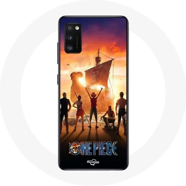 MANIACASE Handyhülle für Oppo A16 mit One Piece Poster Crew Art Design in Multicolour - Bild 1