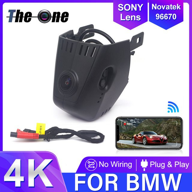 HESHECAM 4K UHD Dashcam in Schwarz für BMW 5er Serie G30 G31 G38 sowie G11 G12 G32 M5 F90 - Bild 1