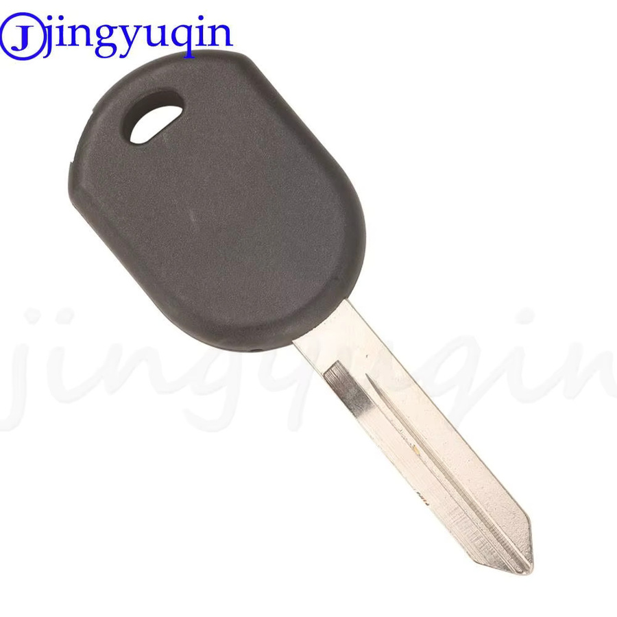 Jingyuqin Transponder-Autoschlüsselgehäuse für Ford C-Max Escape Fiesta F150 F350 Mustang mit ungeschnittenem FO38R-Klingenschlüssel, Schwarz - Bild 2