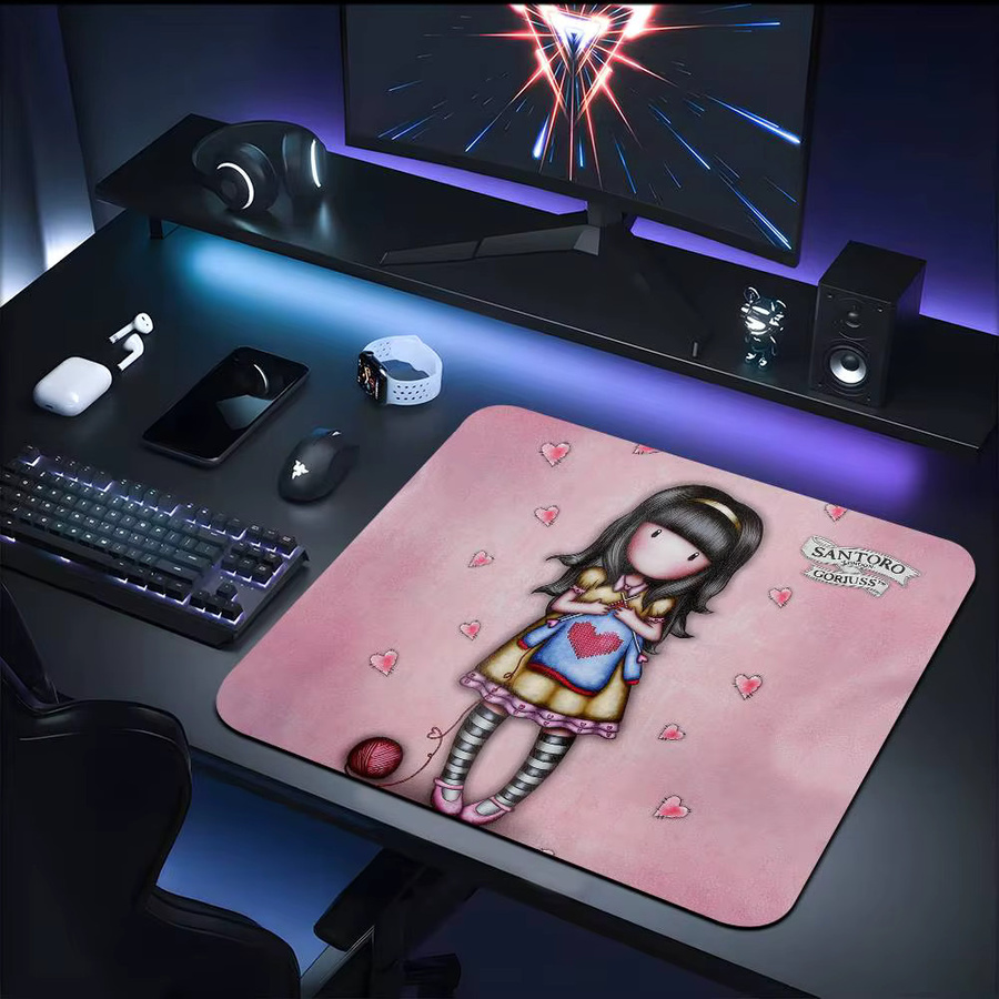 Santoro Gorjuss Mauspad für Kinder mit Motiv Kleine Maus, rutschfestes Schreibtischpad für Laptop und Tastatur - Bild 3